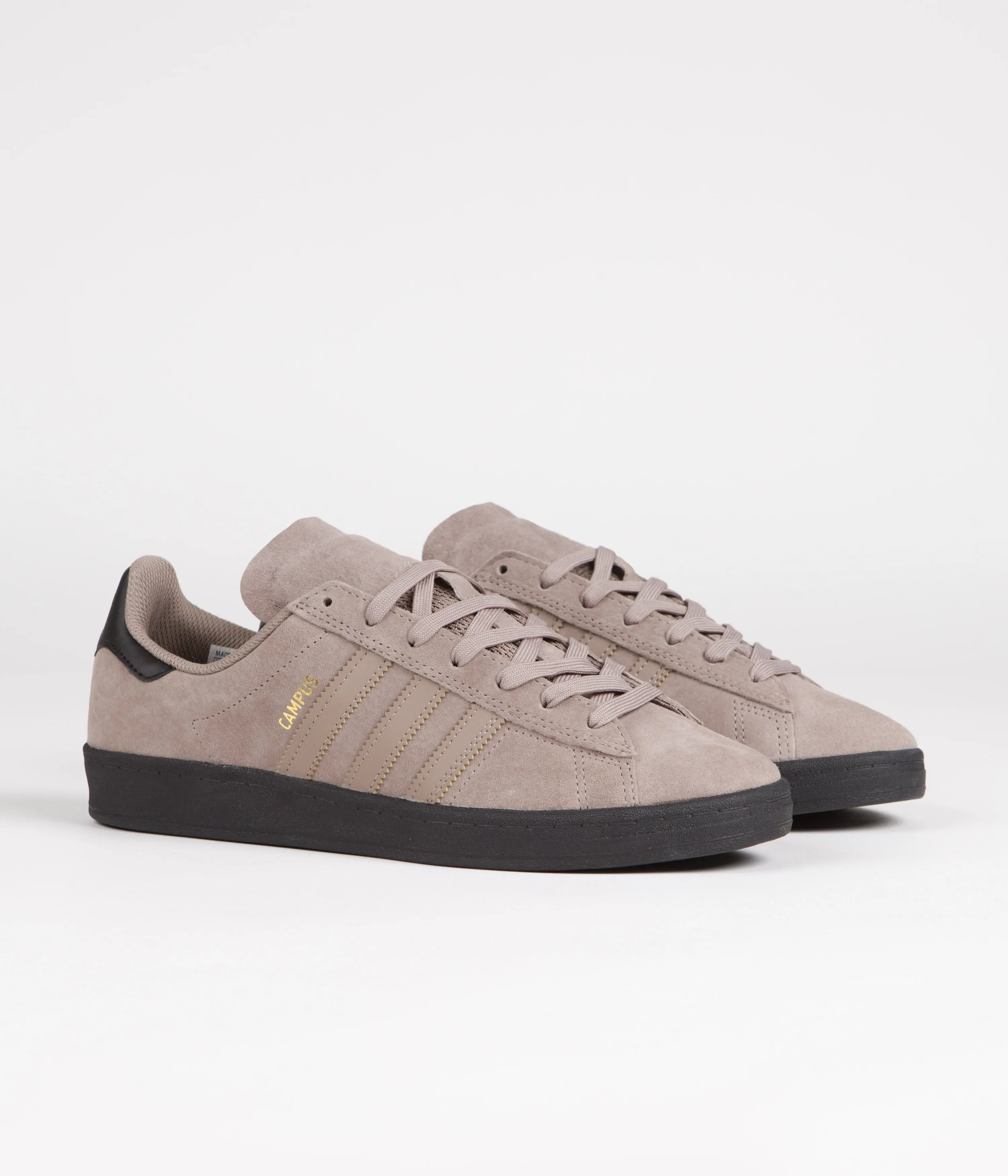 Adidas Campus Adv Shoes - Chalky Brown / Chalky Brown / Gold Metallic