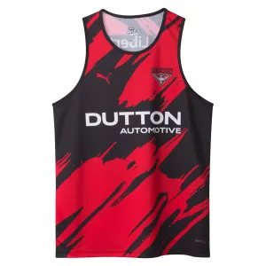 AFL 2025 Training Singlet - Essendon Bombers - Adult - Mens