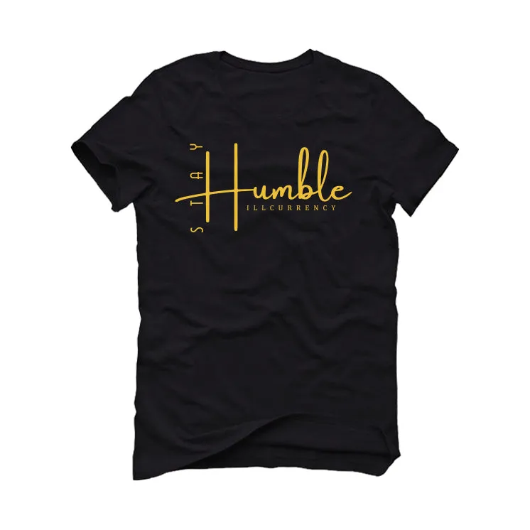 Air Jordan 12 “Black Taxi” Black T-Shirt (Stay Humble)