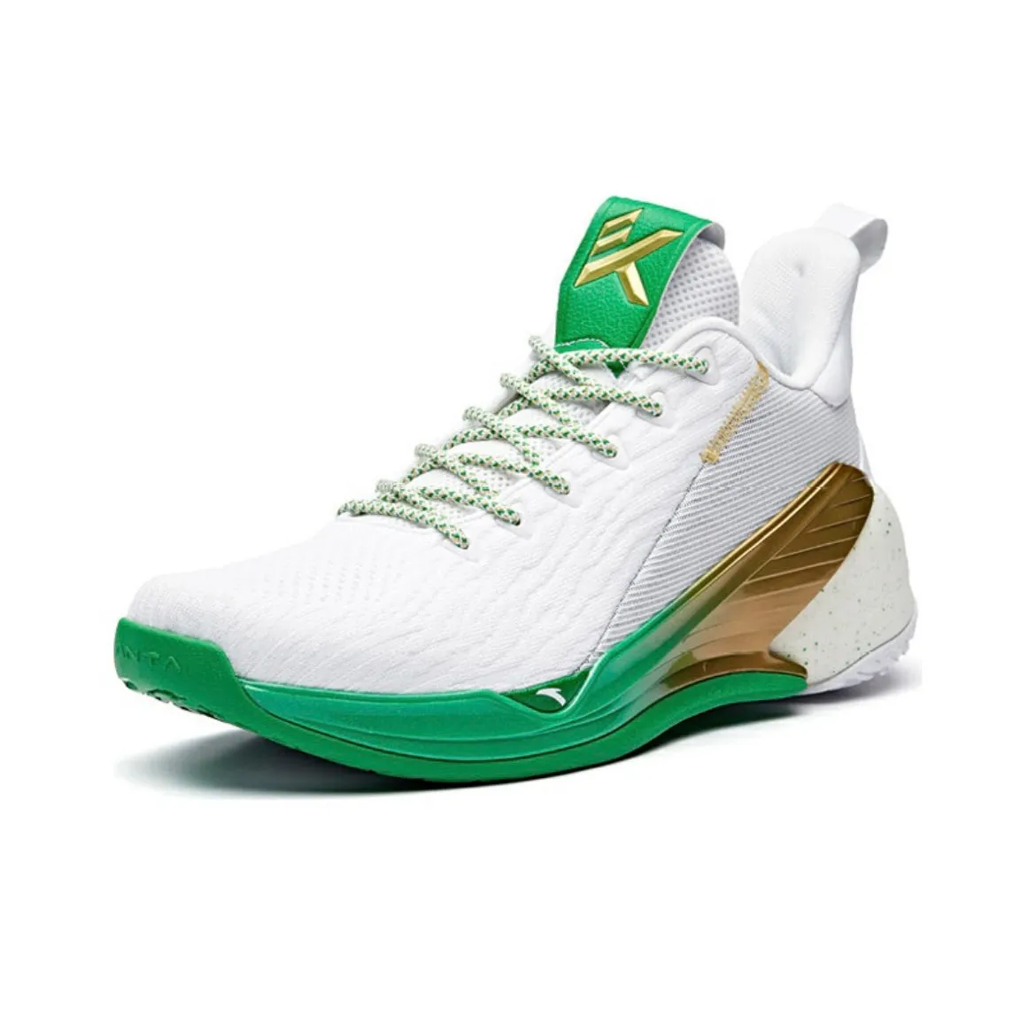 Anta Men's Klay Thompson Kt4 White/Green Basketball Shoes