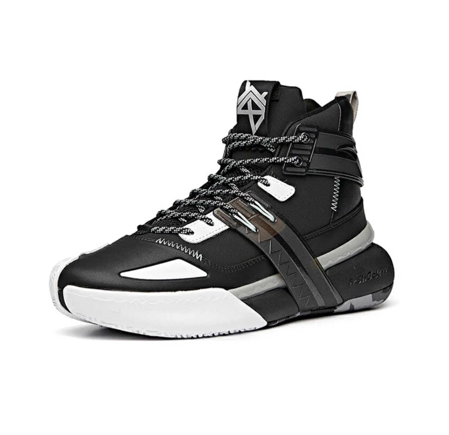 Anta Quick Fight 4 High Basketball Shoes - Black