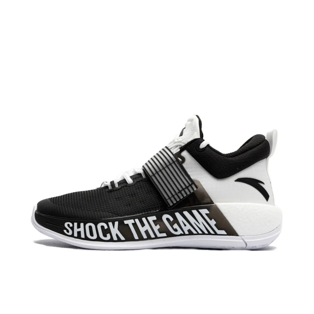 Anta Shock Sweep 4 Wear-resistant Breathable Basketball Shoes - Black/White