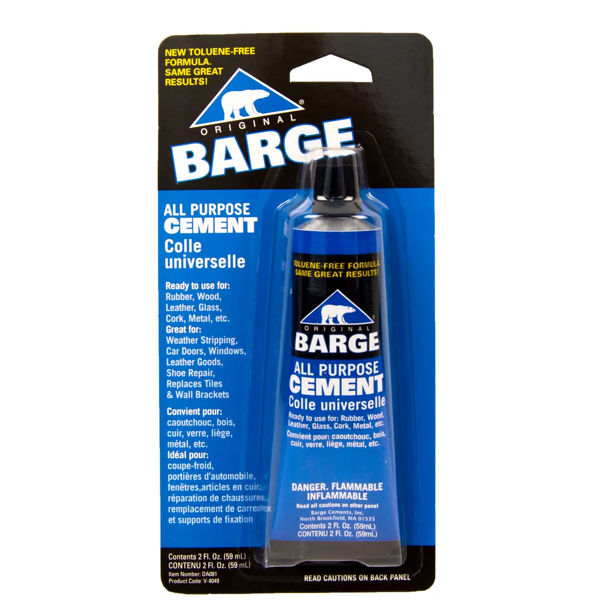 BARGE AP CEMENT 2 OZ. TUBE