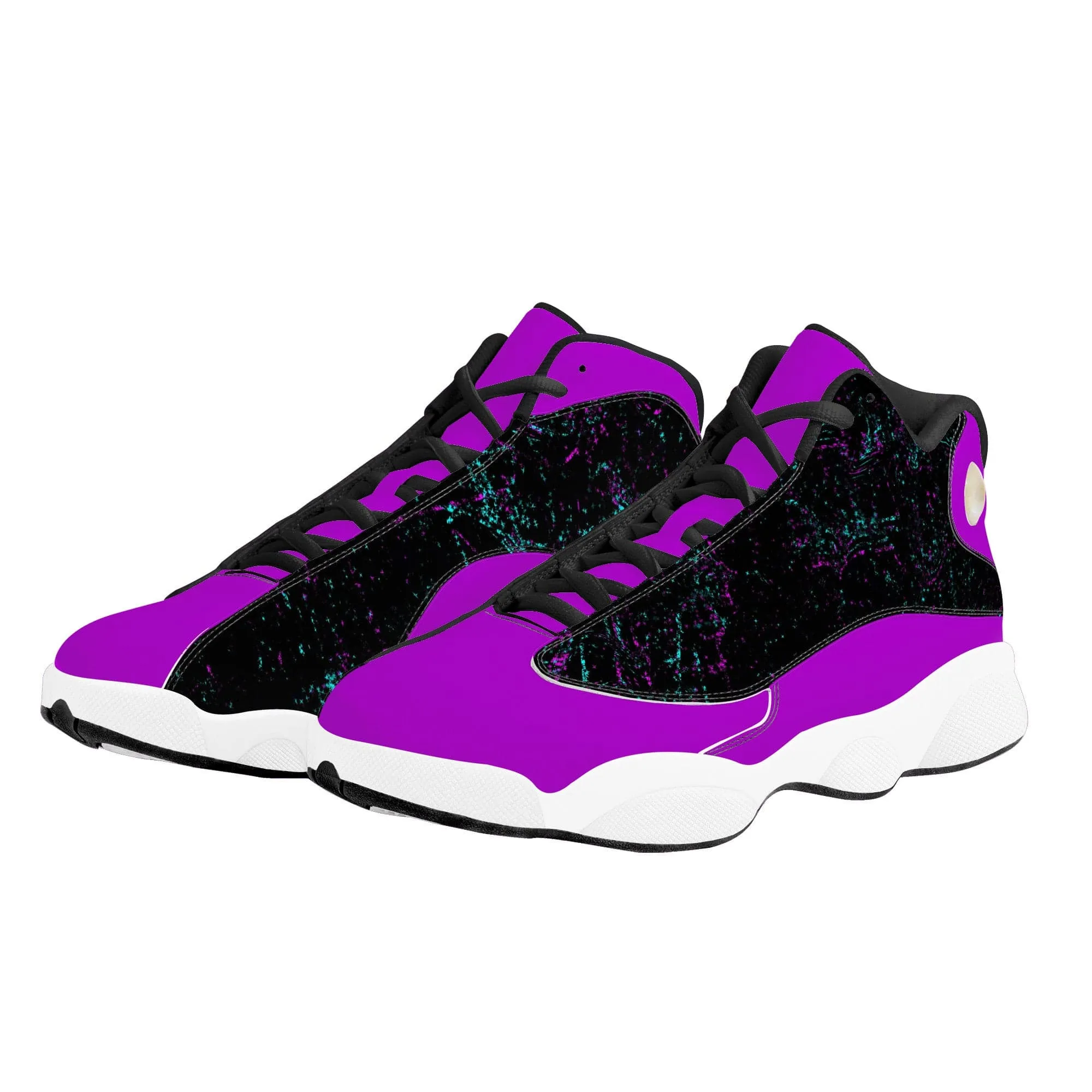 Beauty Unisex Basketball Shoes - Black