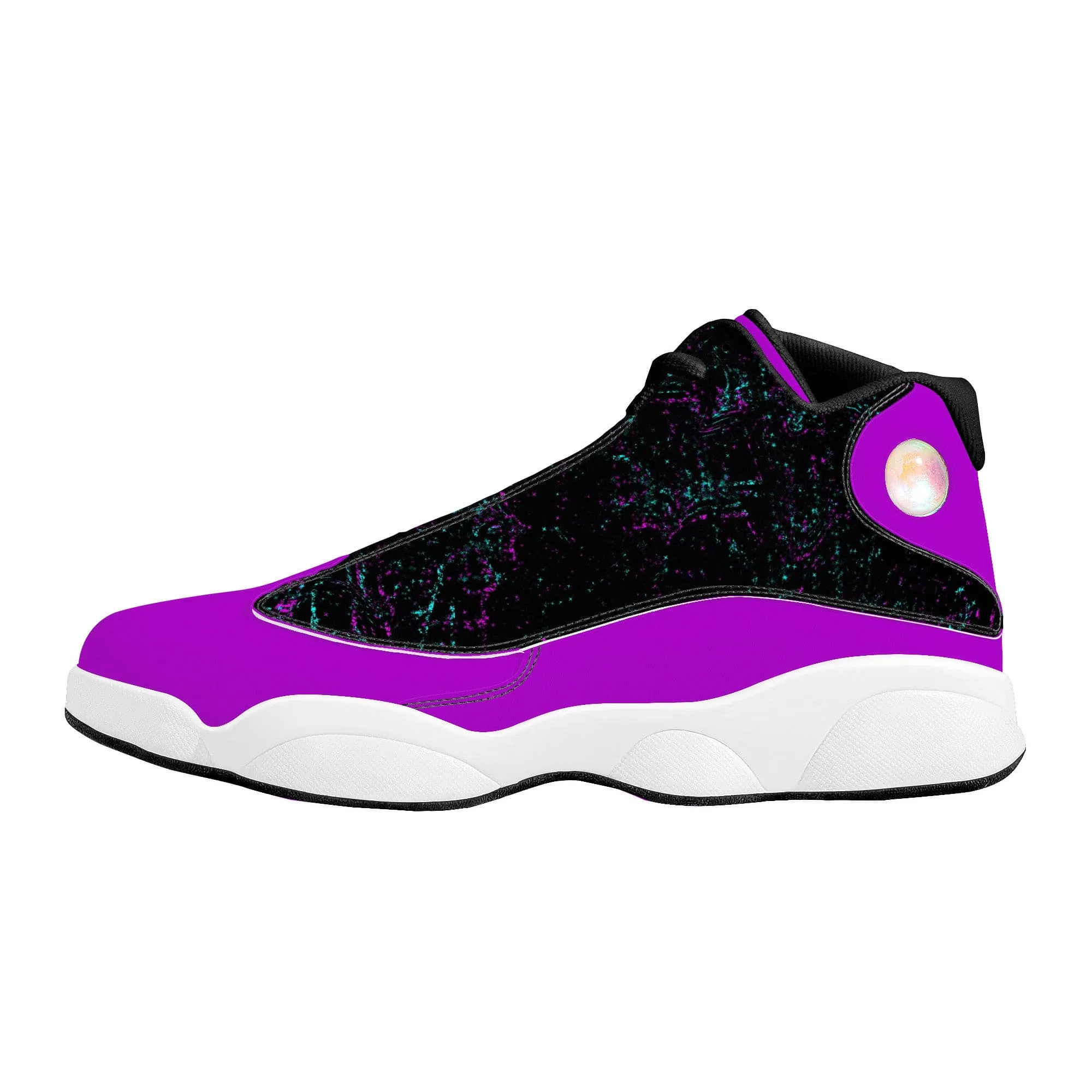 Beauty Unisex Basketball Shoes - Black