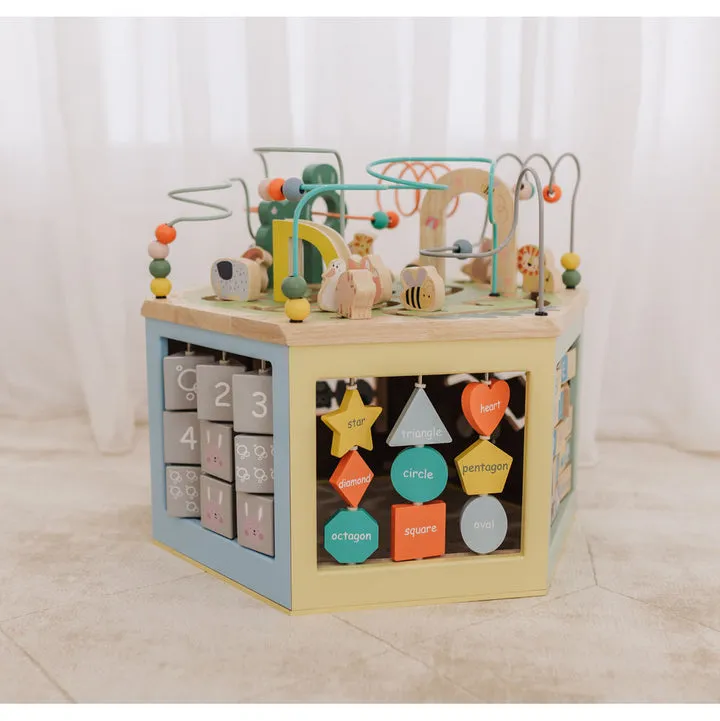 Bubble 7 in 1 Large Wooden Activity Centre