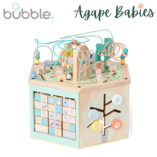 Bubble 7 in 1 Large Wooden Activity Centre