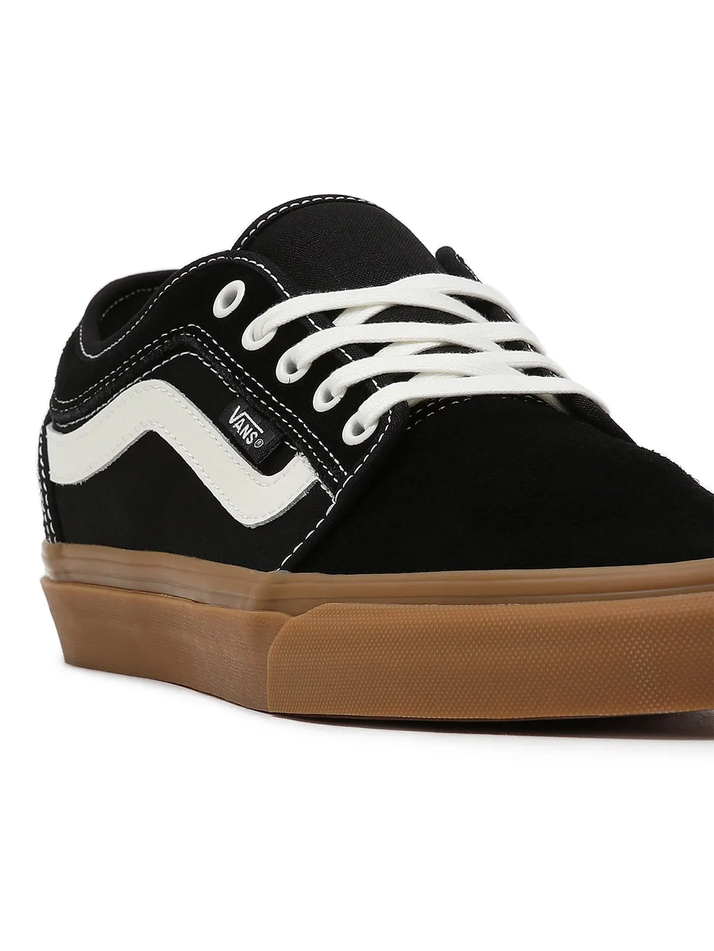 Chukka Low Sidestripe Black/Gum Shoes