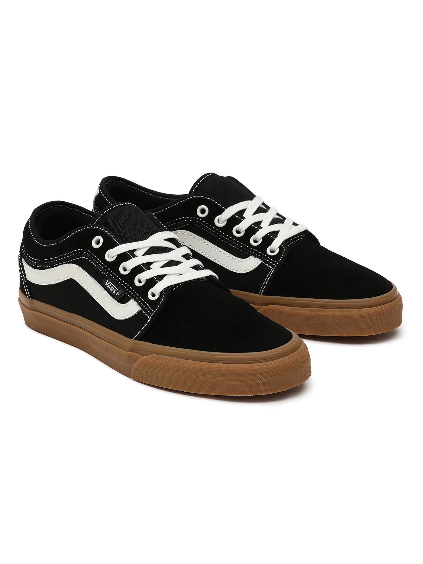 Chukka Low Sidestripe Black/Gum Shoes