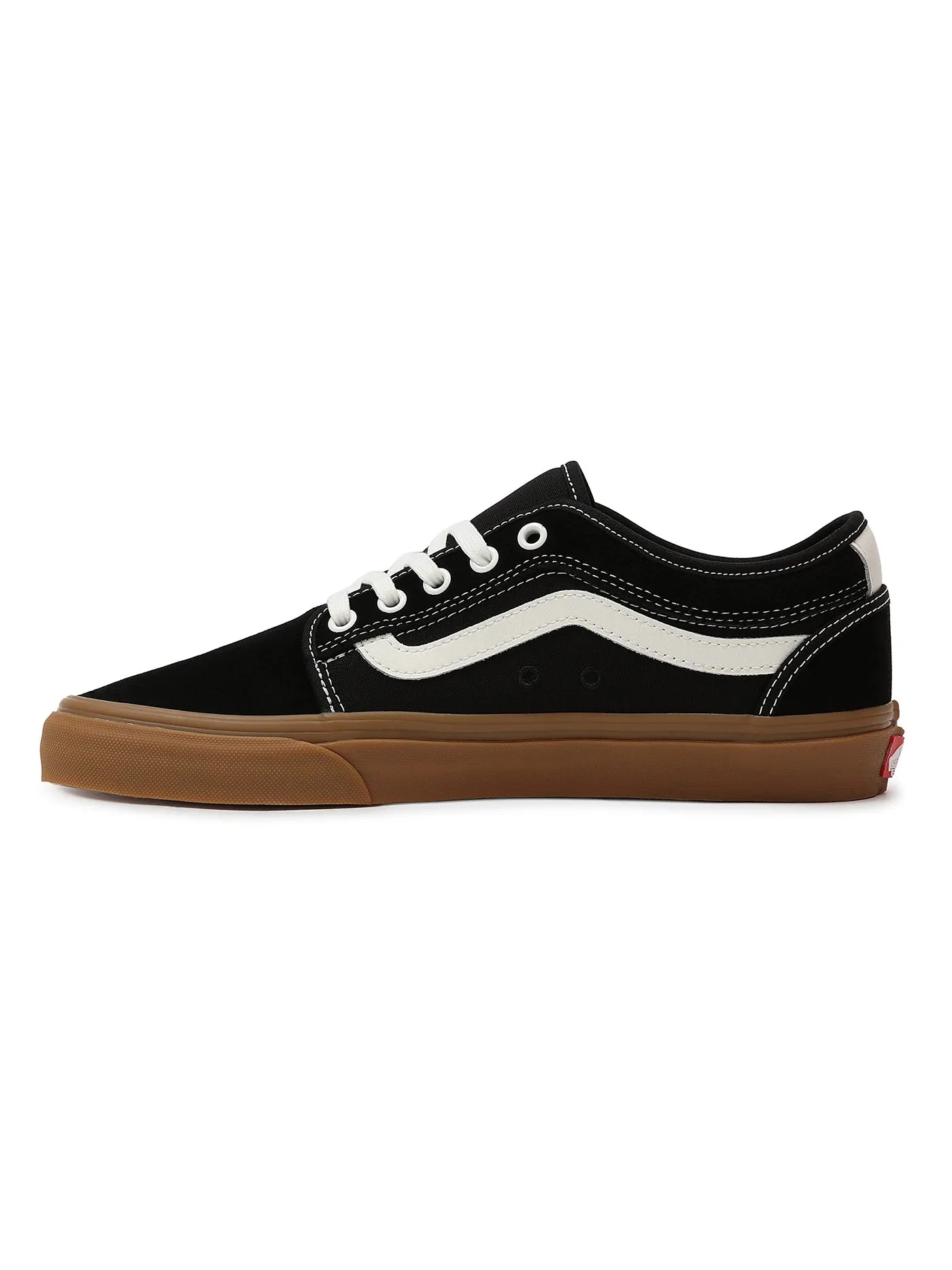 Chukka Low Sidestripe Black/Gum Shoes