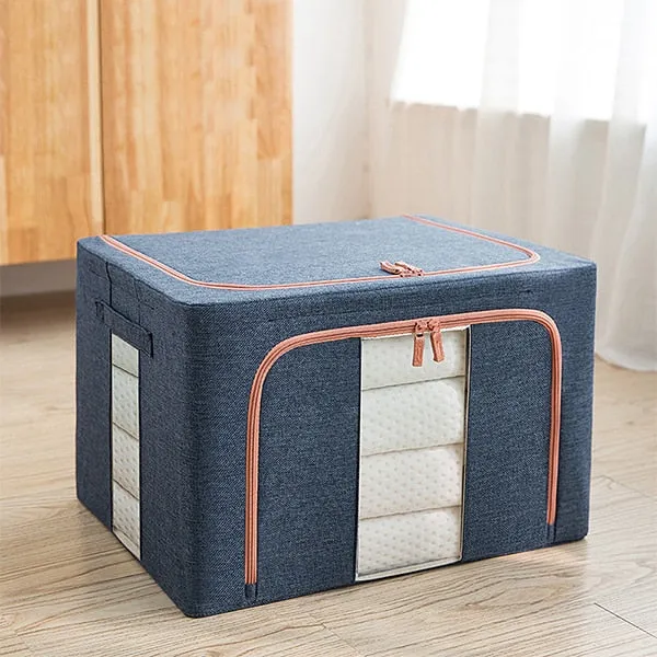 Cloth Clothes Steel Frame Transparent Storage Box