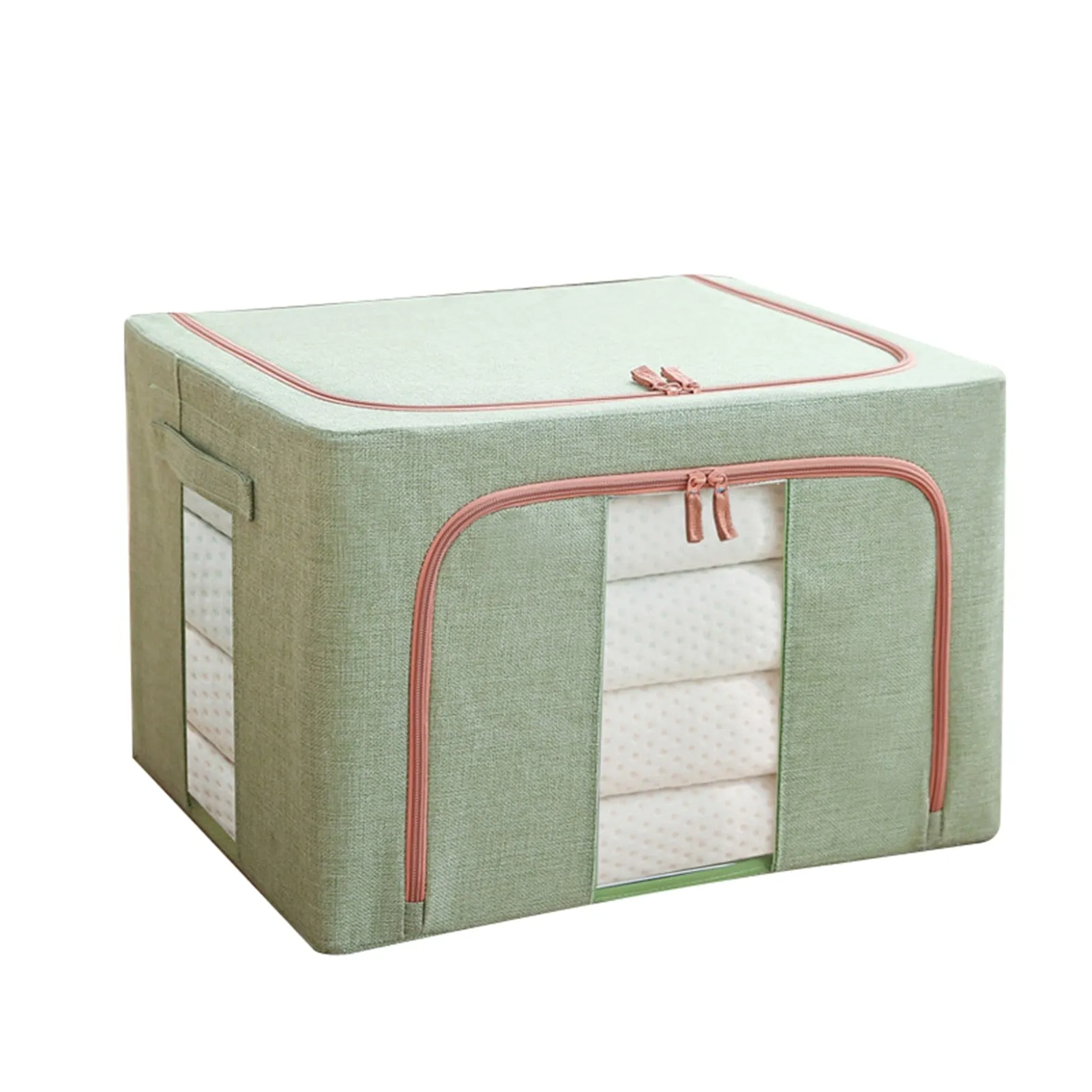 Cloth Clothes Steel Frame Transparent Storage Box