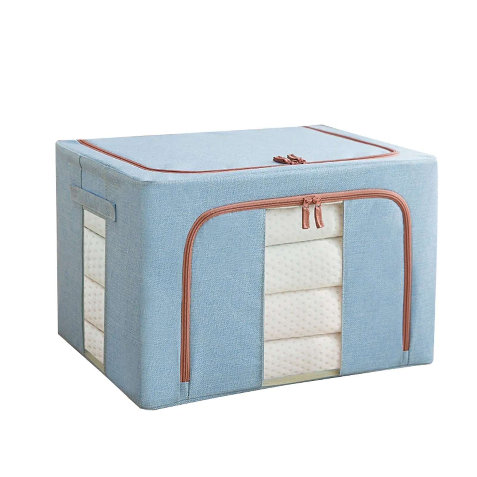 Cloth Clothes Steel Frame Transparent Storage Box