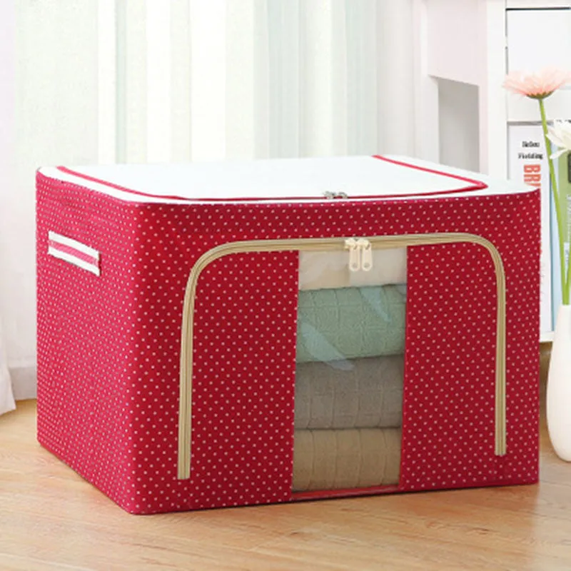 Cloth Clothes Steel Frame Transparent Storage Box