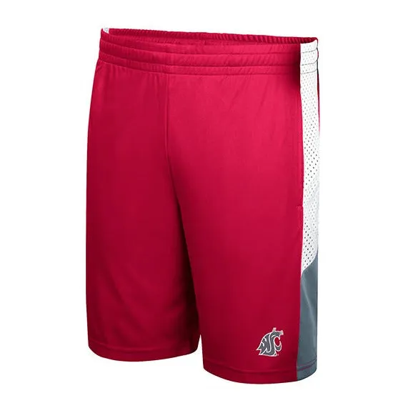 Colosseum Men's Crimson WSU Basketball Shorts