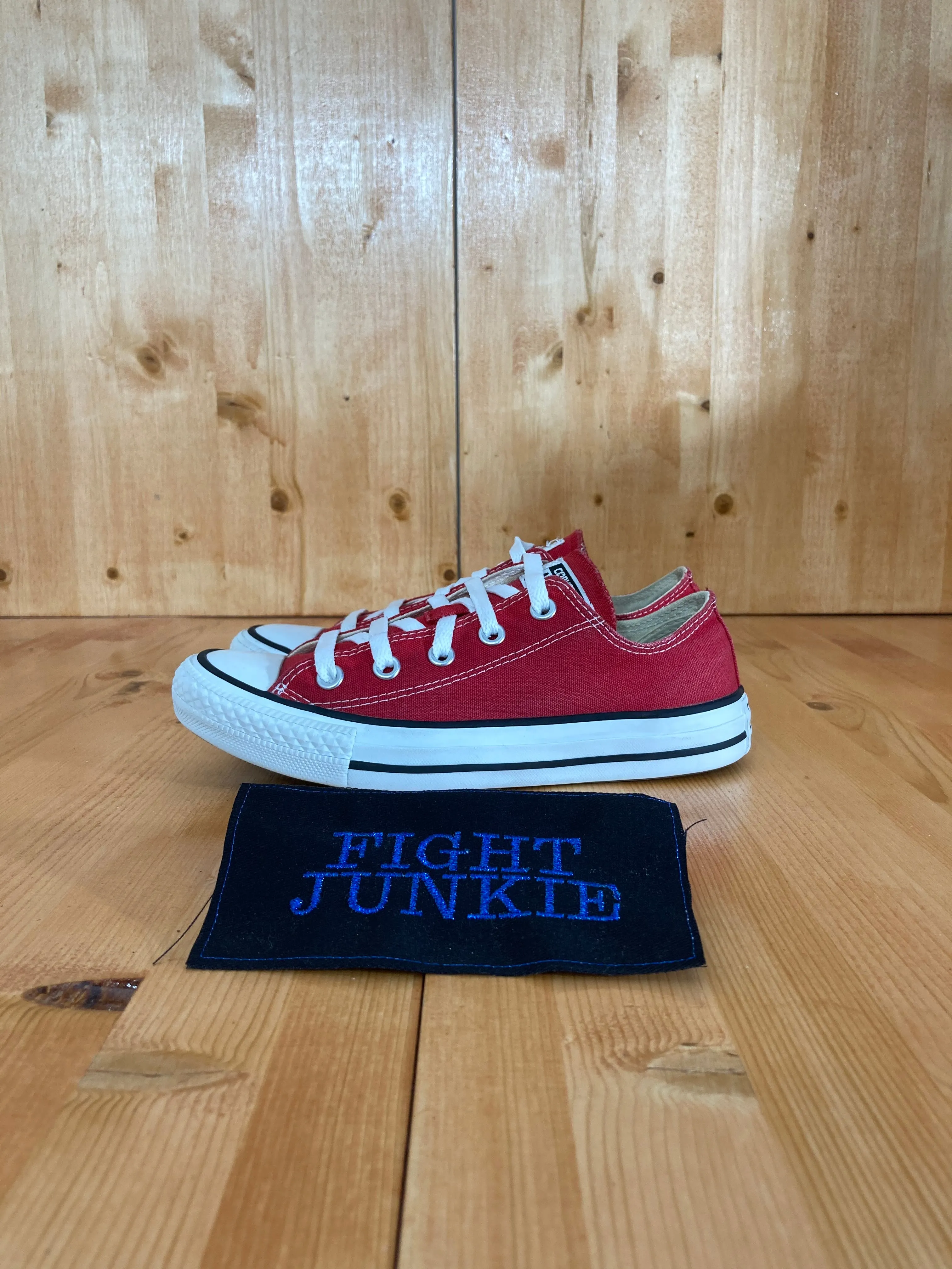 CONVERSE CHUCK TAYLOR ALL STAR Womens Size 5.5 Low Top Shoes Sneakers Red