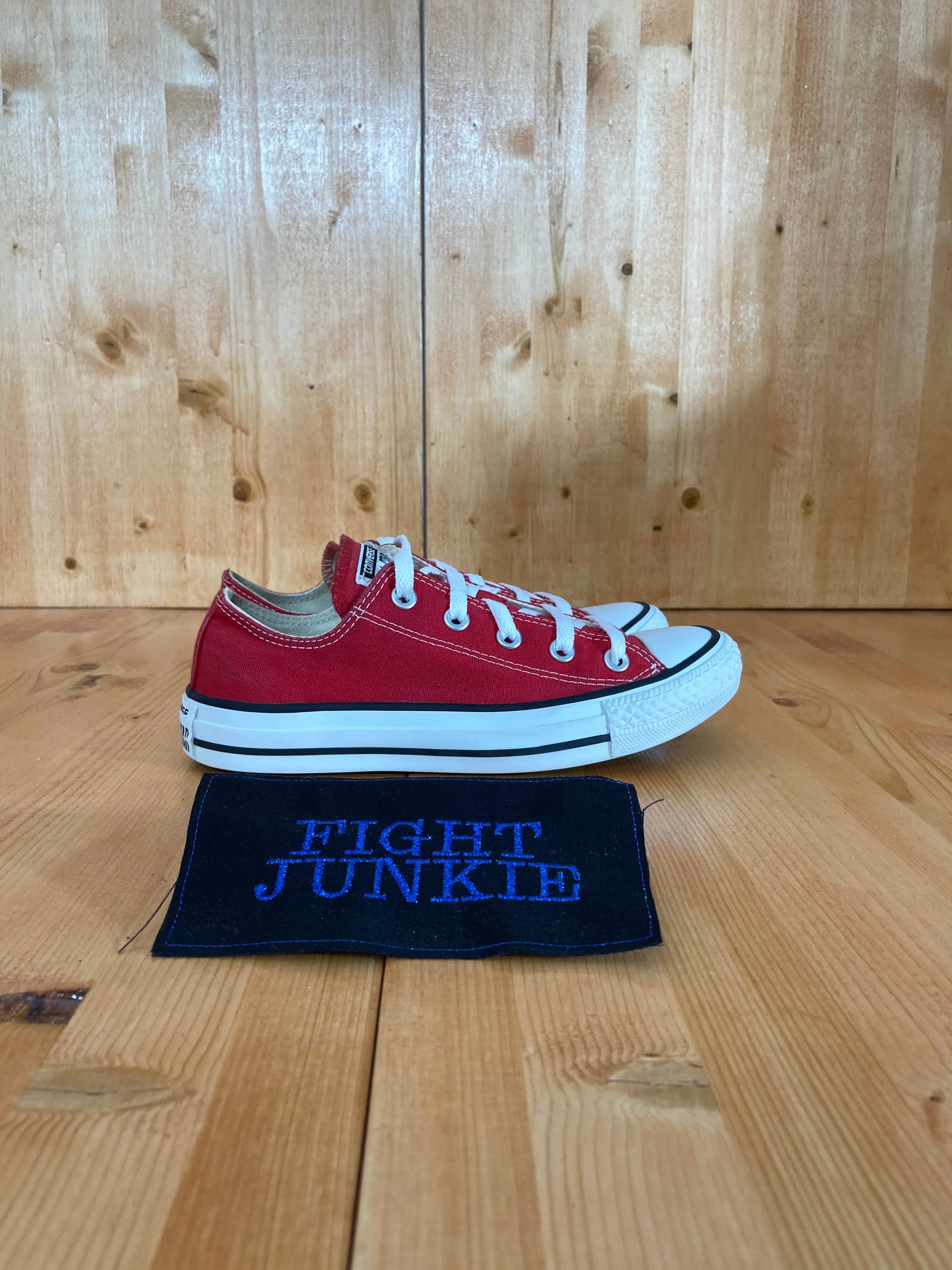 CONVERSE CHUCK TAYLOR ALL STAR Womens Size 5.5 Low Top Shoes Sneakers Red