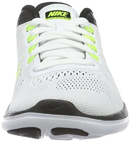 Flex 2016 Rn Running Shoe 10 DM US White/Volt Black