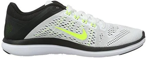 Flex 2016 Rn Running Shoe 10 DM US White/Volt Black