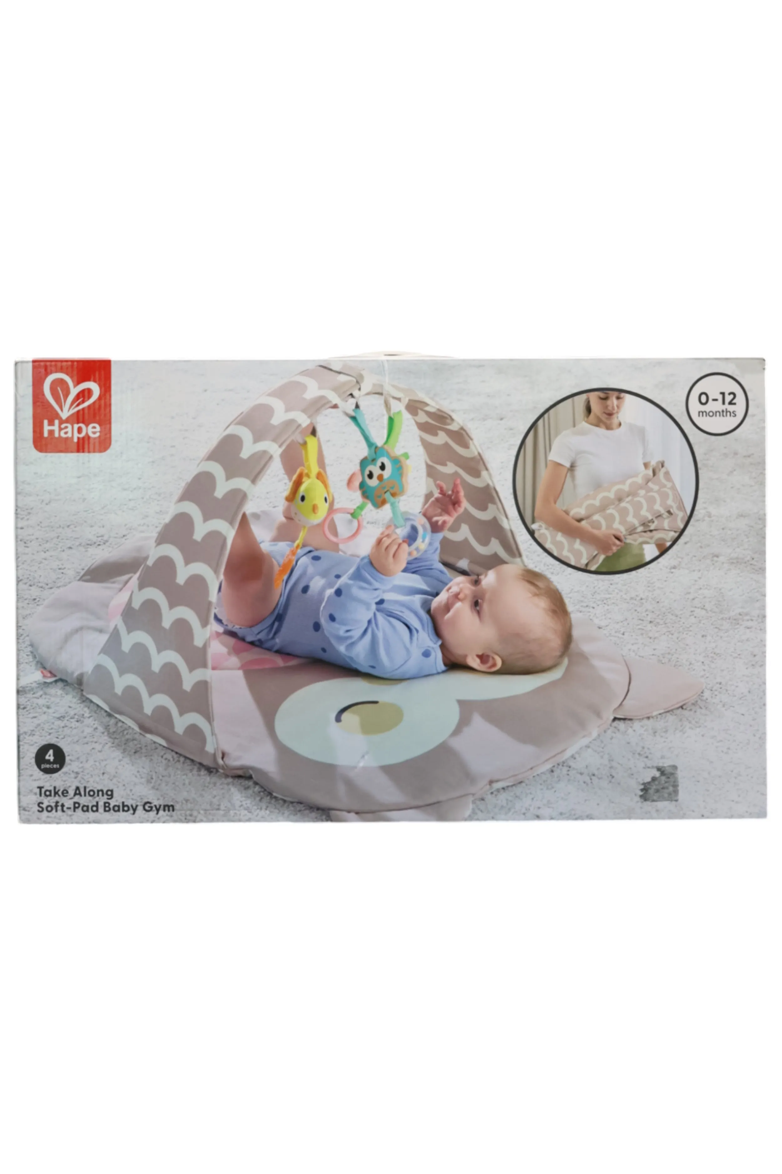 Hape Take Along Soft-Pad Baby Gym - Owl