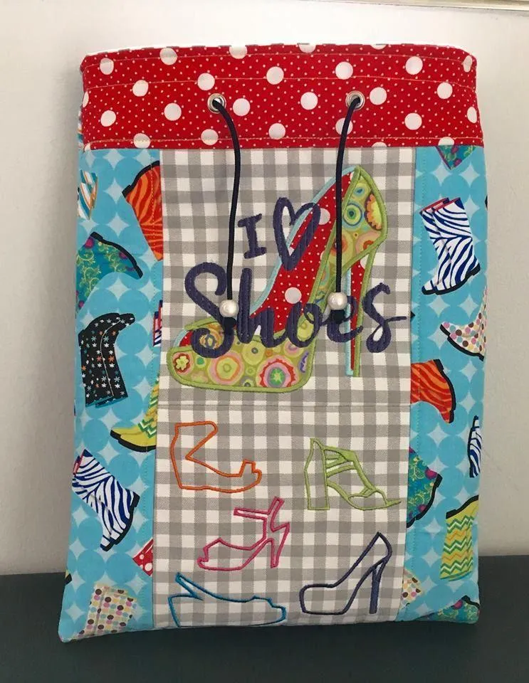 I Love Shoes Shoe Bag 6x6