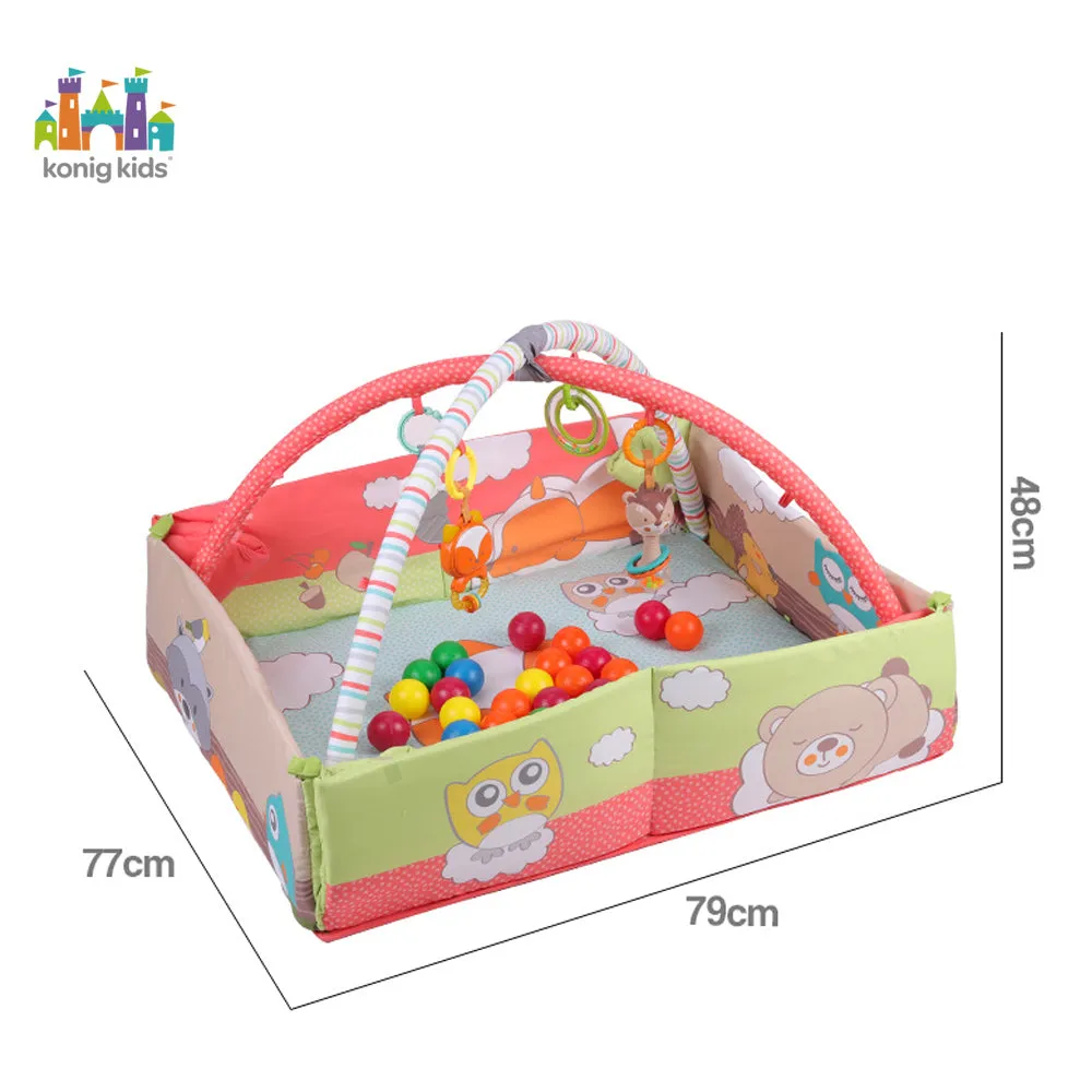 Konig Kids 3 in 1 Play Center with Music & Ball Pit (Include 20 balls)