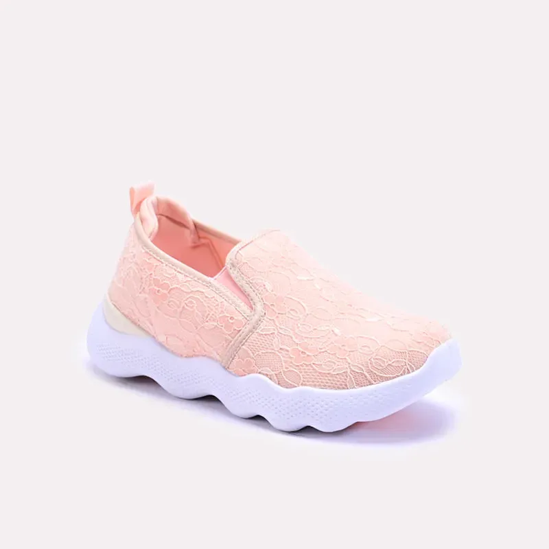 Millicent Peach Slip On Sneakers 0440734