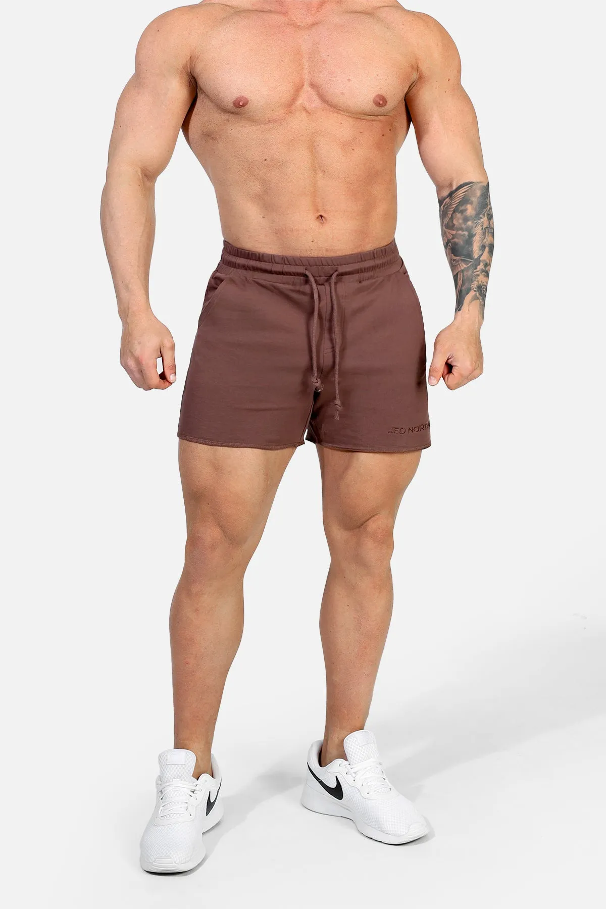 Motion 5'' Varsity Sweat Shorts - Dark Brown