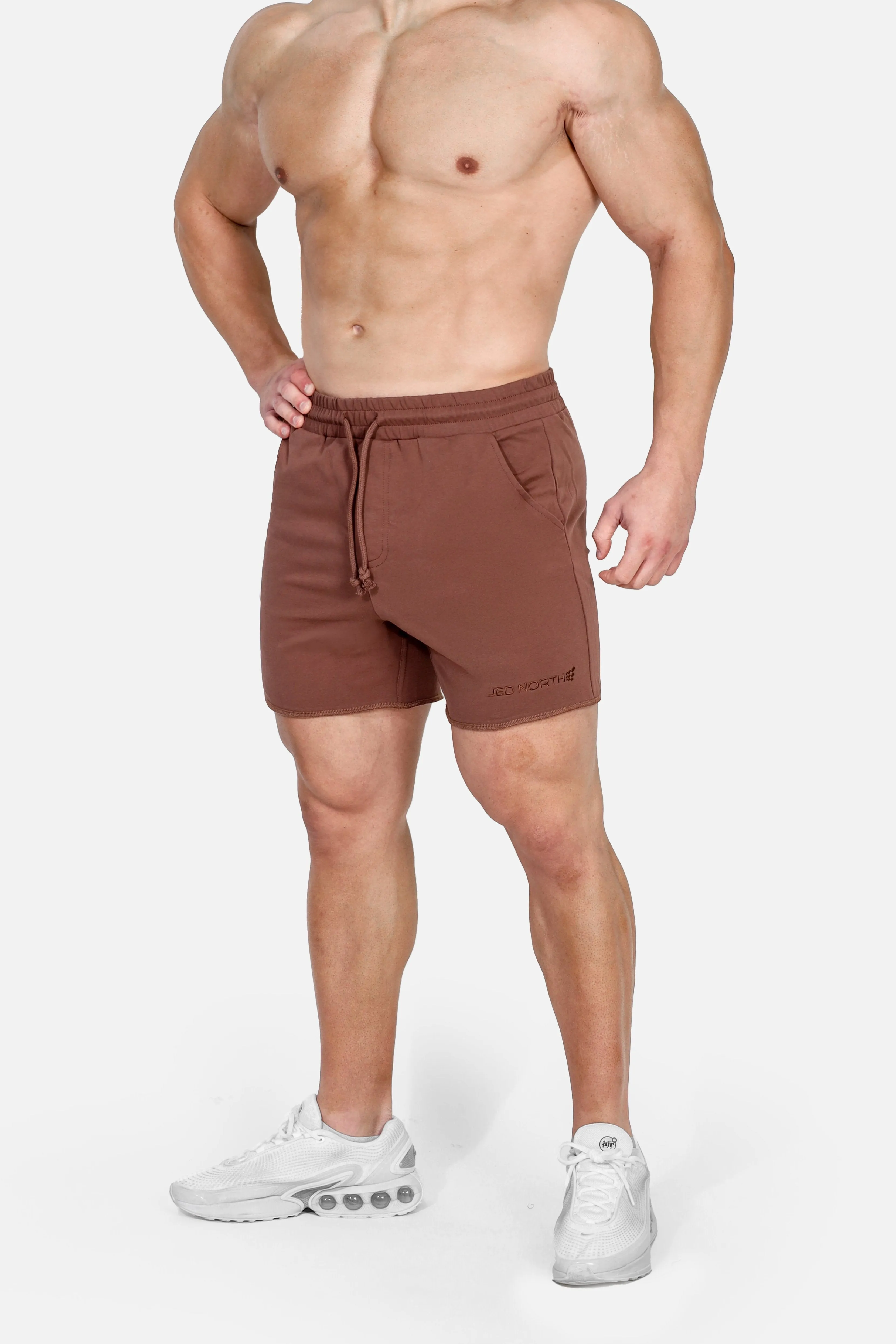 Motion 5'' Varsity Sweat Shorts - Dark Brown