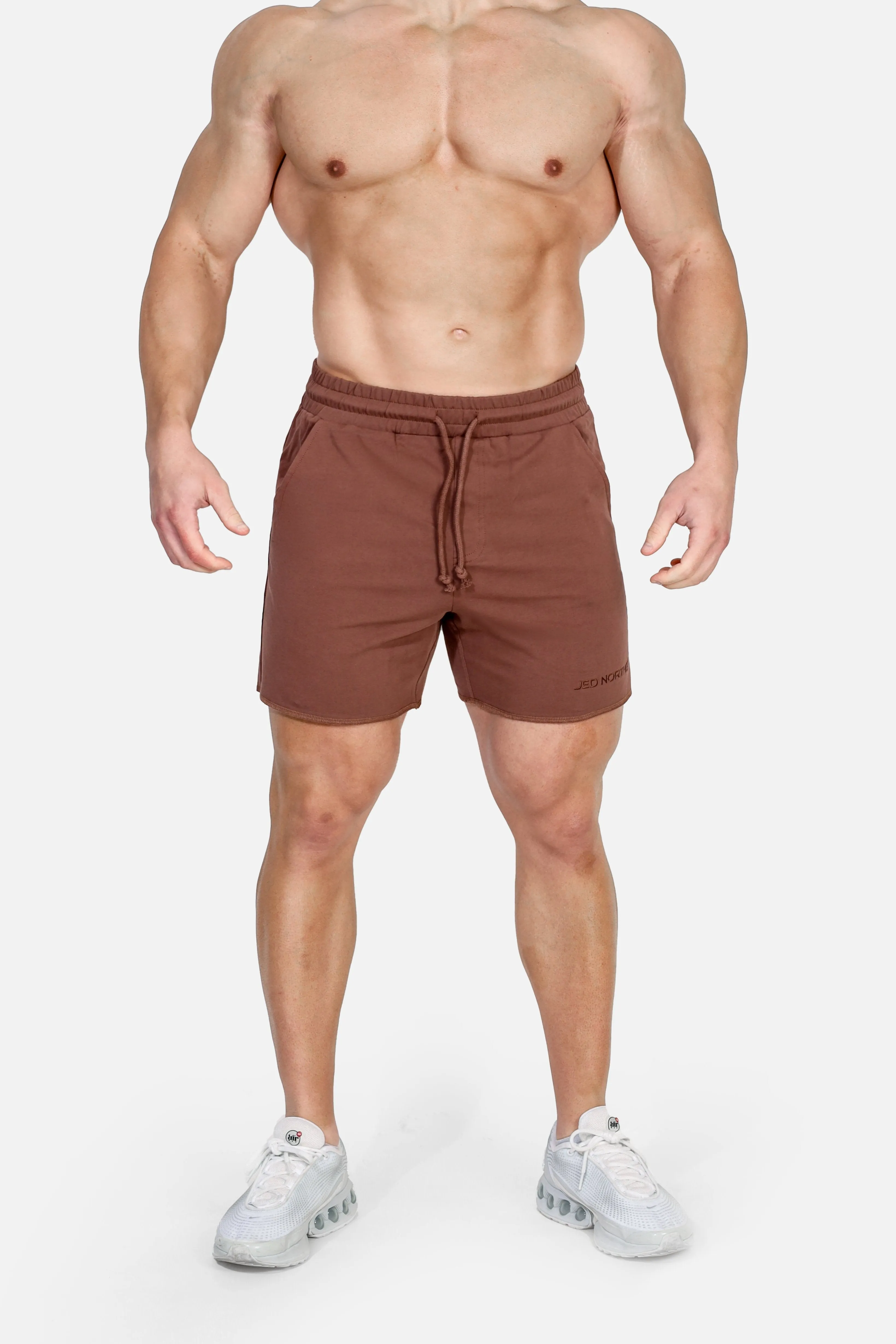 Motion 5'' Varsity Sweat Shorts - Dark Brown