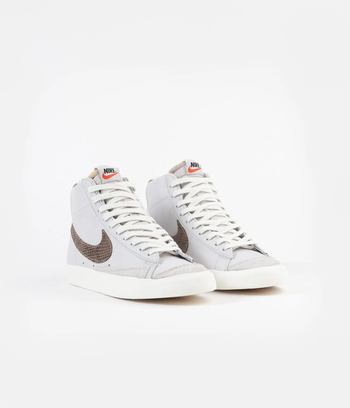 Nike Blazer Mid 77 Vintage Shoes - Vast Grey / Metallic Red Bronze - Sail