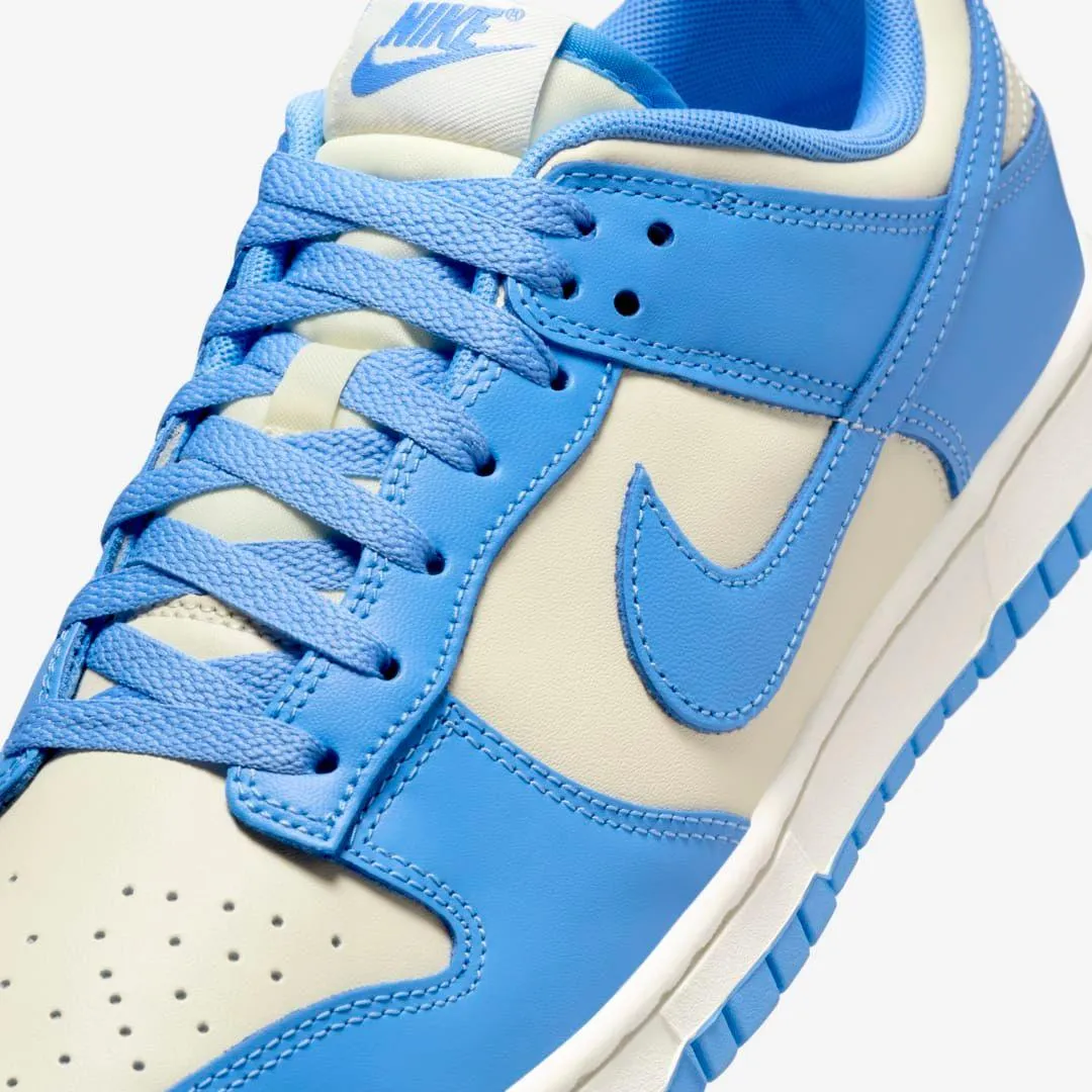 Nike Men's Dunk Low Shoes - Coconut Milk / University Blue / Gym Red / Sail / White