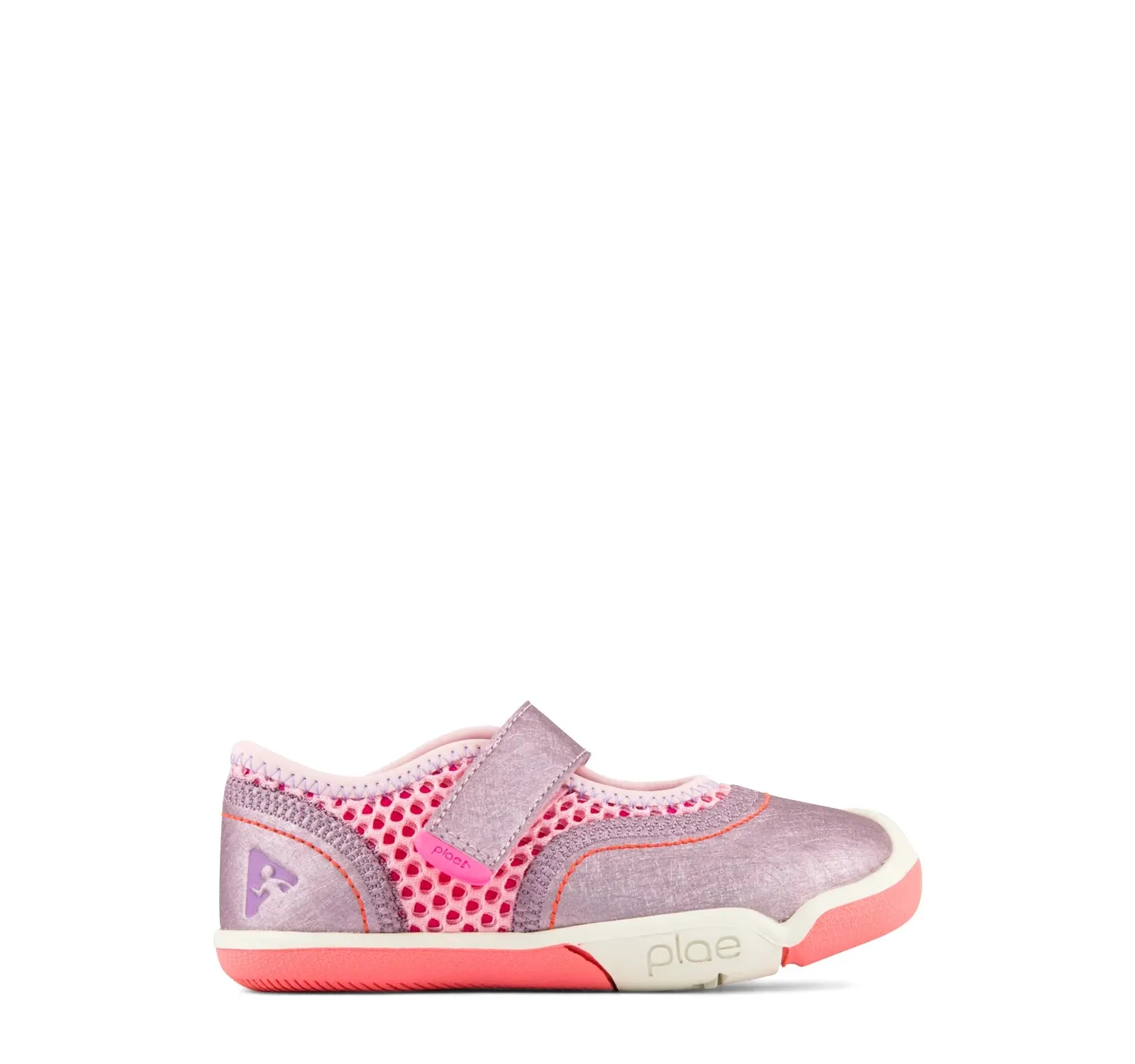 Plae Kids Emme Open Air Mesh Lotus Sneaker Shoes