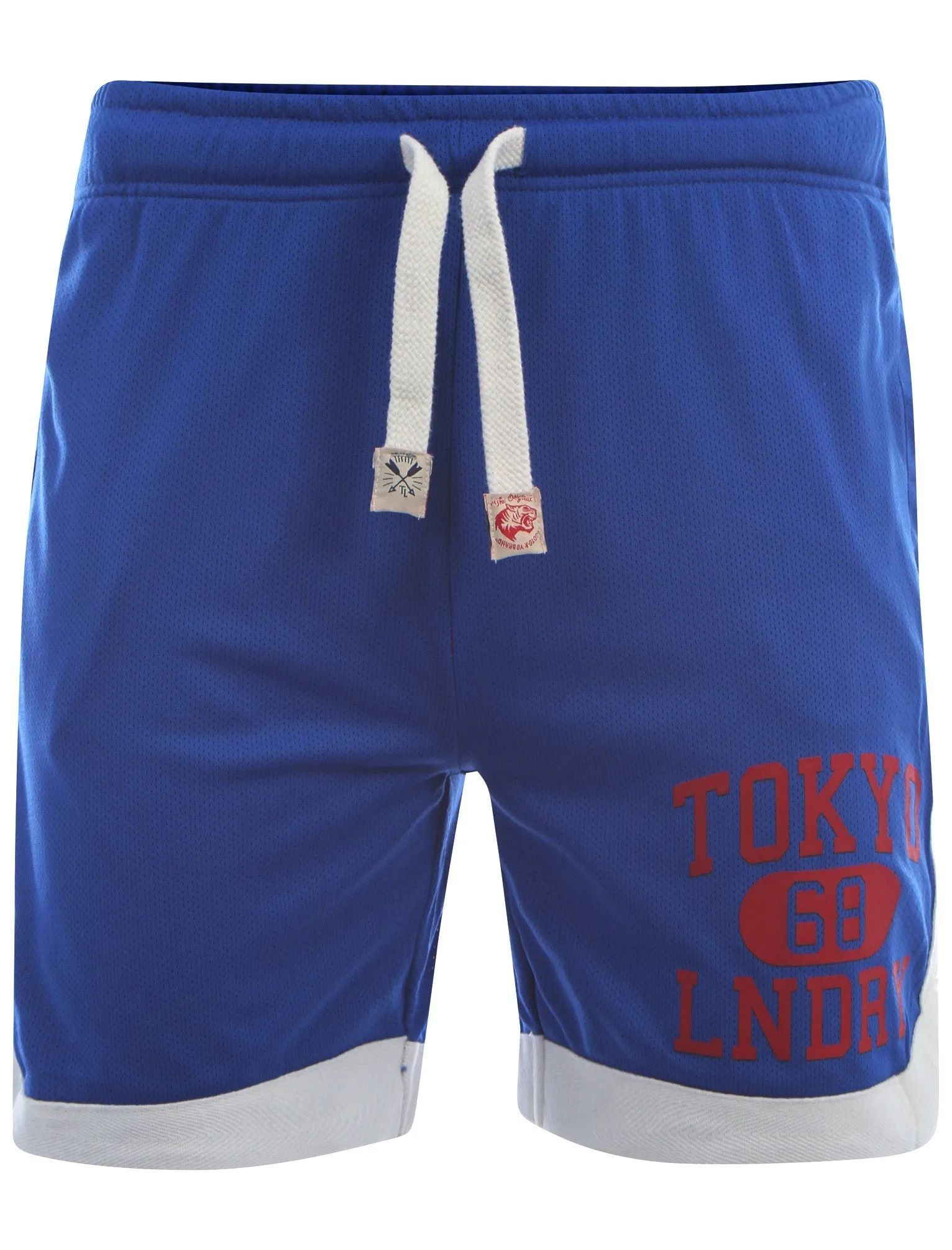 Tokyo Laundry blue basketball shorts